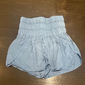 FP Movement by Free People High Waist Blue Shorts
